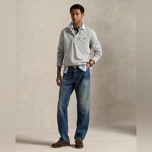 Polo Ralph Lauren Blue Jeans Size 34/32 Vintage Classic Distressed Jean Leverett